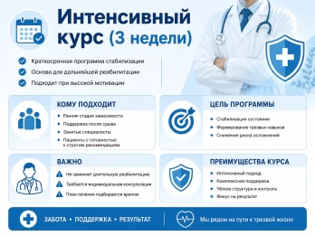 Реабилитация за 21 день в Мамадыше
