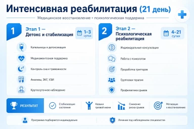 Реабилитация за 21 день в Мамадыше